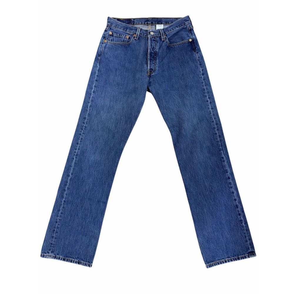 Levi’s 501 XX Mens Jeans 32X34 Blue WPL423 Button Fly Made In Columbia 100% Cott